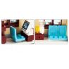 Enlighten 1130 Qman 1130 non  TÒA THỊ CHÍNH bộ đồ chơi xếp lắp ráp ghép mô hình City Thành Phố 742 khối