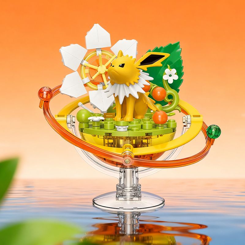 Keeppley K20268 Eevee Xếp hình lắp ráp ghép mô hình Hành tinh của gia đình Pokémon Eevee: Reevee