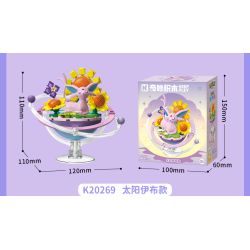 Keeppley K20268 Eevee Xếp hình lắp ráp ghép mô hình Hành tinh của gia đình Pokémon Eevee: Reevee