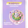 Keeppley K20270 Eevee Xếp hình lắp ráp ghép mô hình Hành tinh của gia đình Pokémon Eevee: Moon Eevee