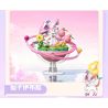 Keeppley K20270 Eevee Xếp hình lắp ráp ghép mô hình Hành tinh của gia đình Pokémon Eevee: Moon Eevee