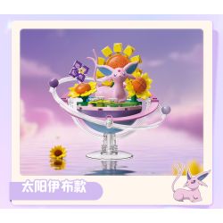 Keeppley K20270 Eevee Xếp hình lắp ráp ghép mô hình Hành tinh của gia đình Pokémon Eevee: Moon Eevee