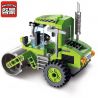 Enlighten 1104 Qman 1104 non  XE LU bộ đồ chơi xếp lắp ráp ghép mô hình City ROAD ROLLER Thành Phố 102 khối