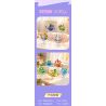 Keeppley K20270 Eevee Xếp hình lắp ráp ghép mô hình Hành tinh của gia đình Pokémon Eevee: Moon Eevee