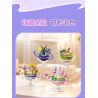 Keeppley K20270 Eevee Xếp hình lắp ráp ghép mô hình Hành tinh của gia đình Pokémon Eevee: Moon Eevee