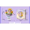 Keeppley K20270 Eevee Xếp hình lắp ráp ghép mô hình Hành tinh của gia đình Pokémon Eevee: Moon Eevee