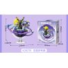 Keeppley K20270 Eevee Xếp hình lắp ráp ghép mô hình Hành tinh của gia đình Pokémon Eevee: Moon Eevee