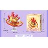 Keeppley K20270 Eevee Xếp hình lắp ráp ghép mô hình Hành tinh của gia đình Pokémon Eevee: Moon Eevee