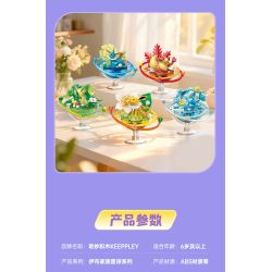 Keeppley K20271 Eevee Xếp hình lắp ráp ghép mô hình Hành tinh gia đình Pokémon Eevee: Tiên Eevee