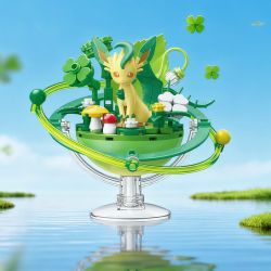Keeppley K20273 Eevee Xếp hình lắp ráp ghép mô hình Hành tinh của gia đình Pokémon Eevee: Eevee