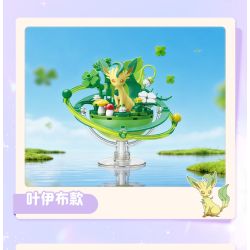 Keeppley K20273 Eevee Xếp hình lắp ráp ghép mô hình Hành tinh của gia đình Pokémon Eevee: Eevee