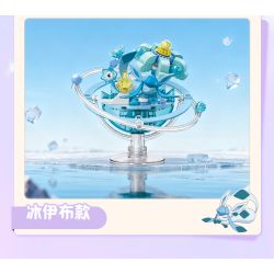 Keeppley K20273 Eevee Xếp hình lắp ráp ghép mô hình Hành tinh của gia đình Pokémon Eevee: Eevee