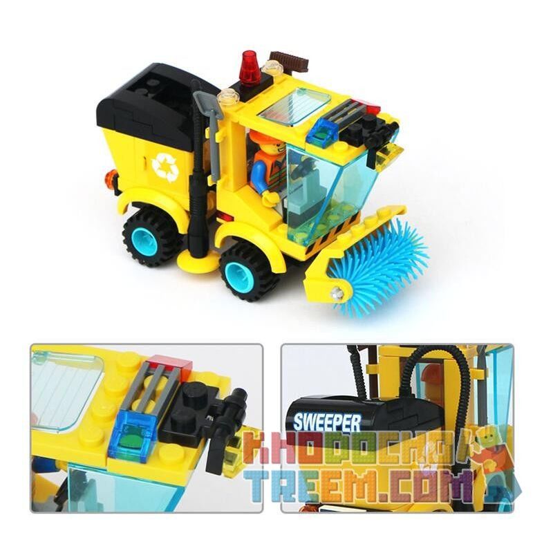 Enlighten 1101 Qman 1101 TOPOA MACTEPOB 5019 non  MÁY QUÉT ĐƯỜNG bộ đồ chơi xếp lắp ráp ghép mô hình City SWEEPER Thành Phố 102 khối Enlighten 1101 Qman 1101 TOPOA MACTEPOB 5019 non  MÁY QUÉT ĐƯỜNG bộ đồ chơi xếp lắp ráp ghép mô hình City SWEEPER Thành Phố 102 khối