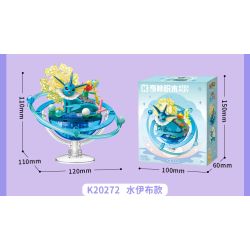 Keeppley K20273 Eevee Xếp hình lắp ráp ghép mô hình Hành tinh của gia đình Pokémon Eevee: Eevee