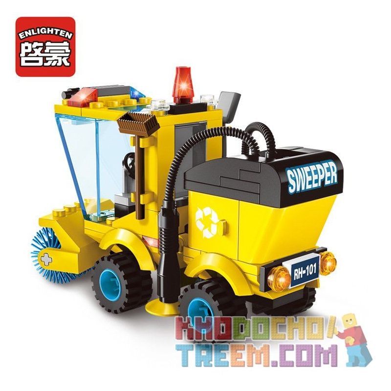 Enlighten 1101 Qman 1101 TOPOA MACTEPOB 5019 non  MÁY QUÉT ĐƯỜNG bộ đồ chơi xếp lắp ráp ghép mô hình City SWEEPER Thành Phố 102 khối Enlighten 1101 Qman 1101 TOPOA MACTEPOB 5019 non  MÁY QUÉT ĐƯỜNG bộ đồ chơi xếp lắp ráp ghép mô hình City SWEEPER Thành Phố 102 khối