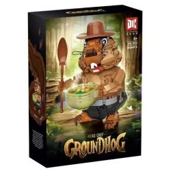 DK 7073 Groundhog Xếp hình lắp ráp ghép mô hình chó đồng cỏ