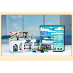 Pantasy 11043 Xếp hình lắp ráp ghép mô hình Bưu thiếp ga tàu điện ngầm Phúc Châu Difenjiang