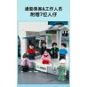 Pantasy 11044 Xếp hình lắp ráp ghép mô hình Tàu điện ngầm Phúc Châu Binhai Express