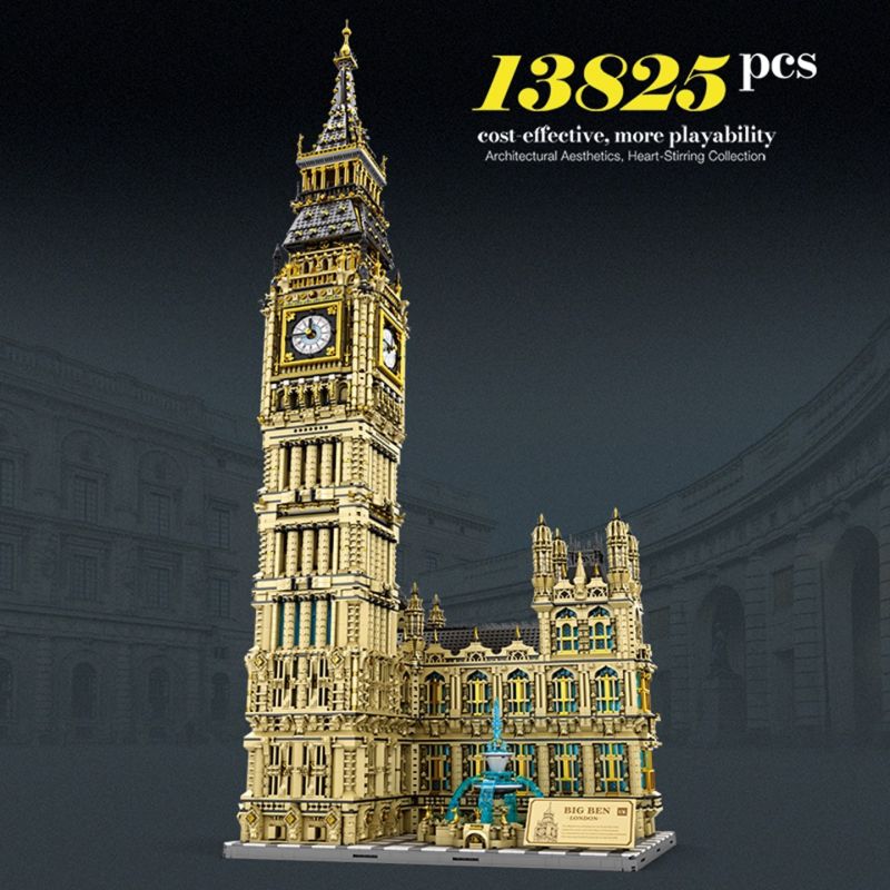 Reobrix 55012 The Clock Tower Xếp hình lắp ráp ghép mô hình tháp big ben elizabeth