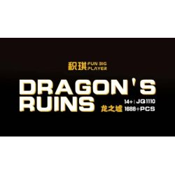 Jiqi JQ1110 Dragon's Ruins Xếp hình lắp ráp ghép mô hình Di tích rồng