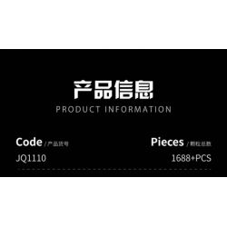 Jiqi JQ1110 Dragon's Ruins Xếp hình lắp ráp ghép mô hình Di tích rồng