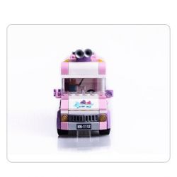 ENLIGHTEN 1112 non  XE BÁN KEM LƯU ĐỘNG bộ đồ chơi xếp lắp ráp ghép mô hình City ICE-CREAM VAN Thành Phố 213 khối