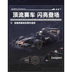 iBlock ib1077 Elegant Silver Xếp hình lắp ráp ghép mô hình Phương trình tốc độ: Mercedes Silver