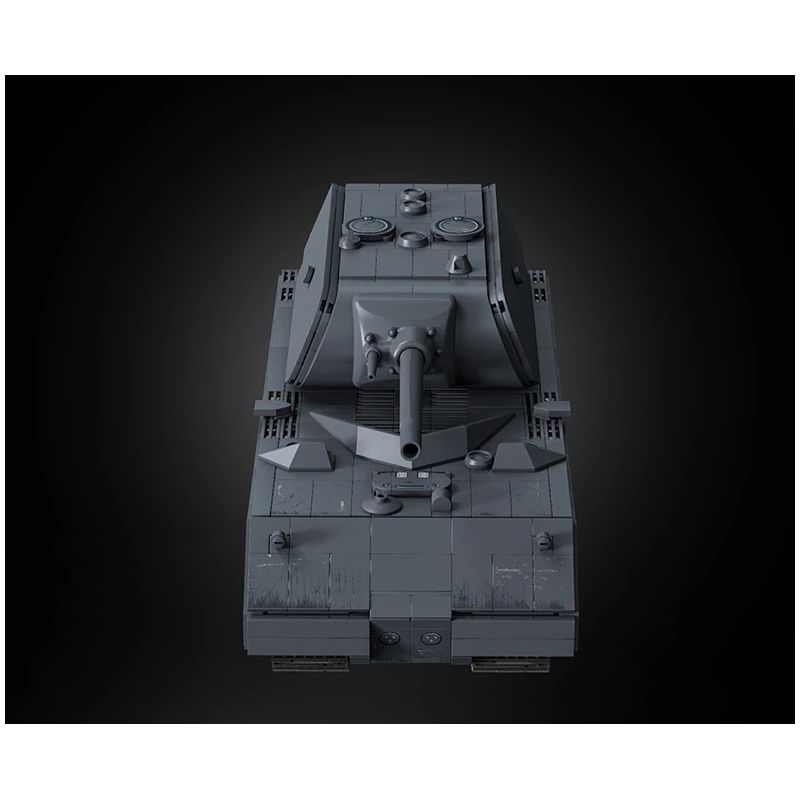 12GO 97016 Panzer VII Maus Xếp hình lắp ráp ghép mô hình Xe tăng siêu nặng Maus 1:28
