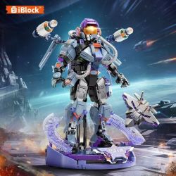 iBlock ib1110 City Dream Heroes Xếp hình lắp ráp ghép mô hình Anh hùng trong mơ thành phố: Ace chiến đấu trên không