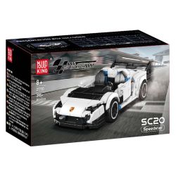 MouldKing 27110 Lamborghini SC20 Xếp hình lắp ráp ghép mô hình Siêu xe mui trần Lamborghini SC20