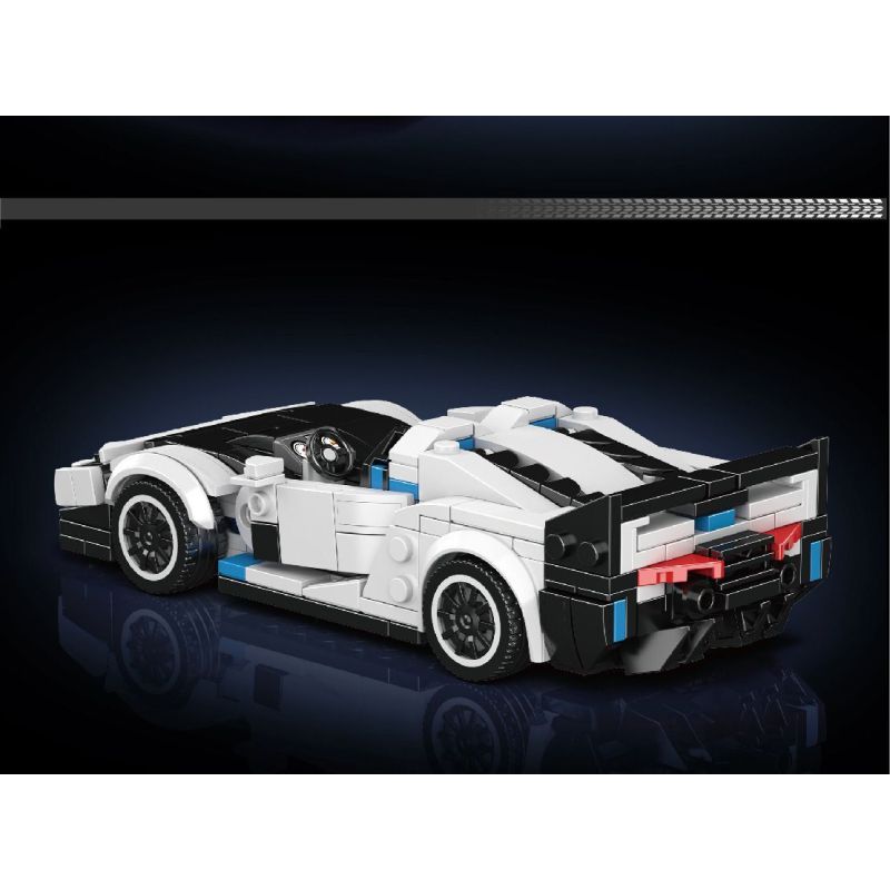 MouldKing 27110 Lamborghini SC20 Xếp hình lắp ráp ghép mô hình Siêu xe mui trần Lamborghini SC20