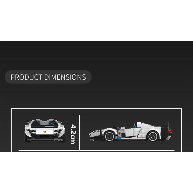 MouldKing 27110 Lamborghini SC20 Xếp hình lắp ráp ghép mô hình Siêu xe mui trần Lamborghini SC20