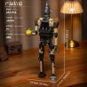 small angle JD094 GUGU Robot Xếp hình lắp ráp ghép mô hình Mandalorian: Robot cổ đại