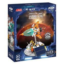 JAKI CK026 Xếp hình lắp ráp ghép mô hình Tên lửa mặt trời rạng đông