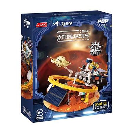 JAKI CK027 Xếp hình lắp ráp ghép mô hình Rover năng lượng mặt trời rạng đông