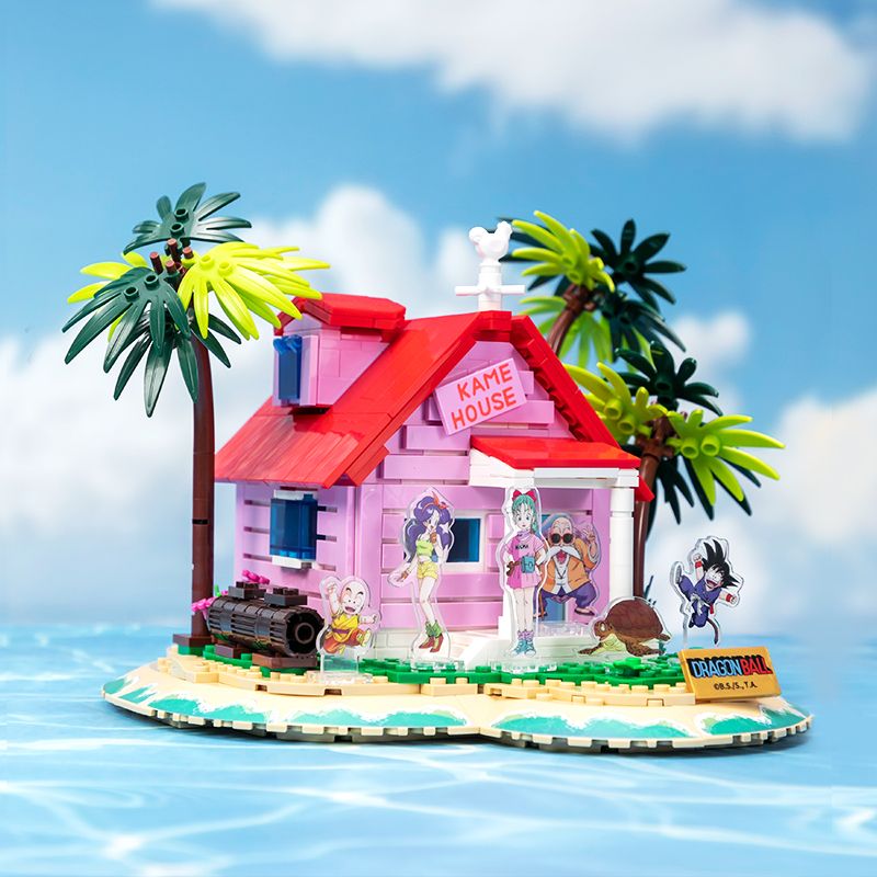 Pantasy 87002 DragonBall Xếp hình lắp ráp ghép mô hình Dragon Ball: Ngôi nhà cổ tích của Rùa