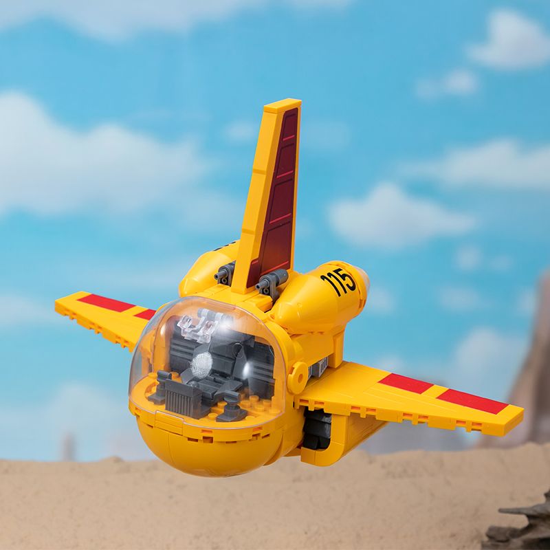 Pantasy 87004 Yamcha's Airplane Xếp hình lắp ráp ghép mô hình Dragon Ball: Máy bay của Yamcha