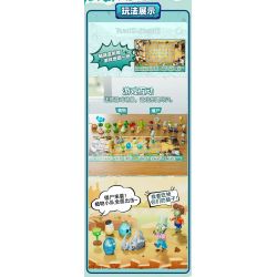 GUDI 60035 Xếp hình lắp ráp ghép mô hình Plants vs Zombies Blind Box Minifigure thứ 6