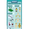 GUDI 60035 Xếp hình lắp ráp ghép mô hình Plants vs Zombies Blind Box Minifigure thứ 6