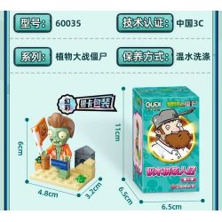 GUDI 60035 Xếp hình lắp ráp ghép mô hình Plants vs Zombies Blind Box Minifigure thứ 6