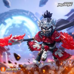 BLOKEES 85052 Xếp hình lắp ráp ghép mô hình Anh hùng không giới hạn: Giáp thánh Zhang Fei