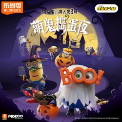 BLOKEES 75663 Xếp hình lắp ráp ghép mô hình Phiên bản Minion dễ thương: Phần 3: Đêm ma dễ thương