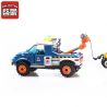 Enlighten 1109 Qman 1109 non  XE Ô TÔ SỬA ĐƯỜNG bộ đồ chơi xếp lắp ráp ghép mô hình City ROAD WRECKER Thành Phố 207 khối