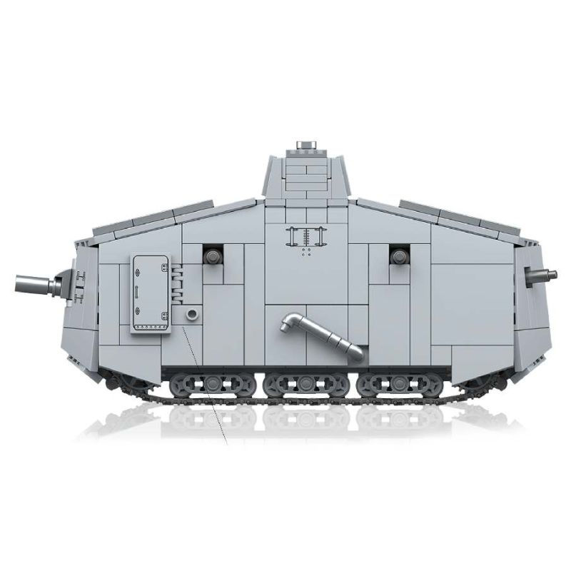 ThirdParty 300017 A7V Heavy Tank Xếp hình lắp ráp ghép mô hình Xe tăng hạng nặng A7V 1:35