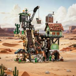 Pantasy 85025 Western Mine Xếp hình lắp ráp ghép mô hình mỏ phía tây