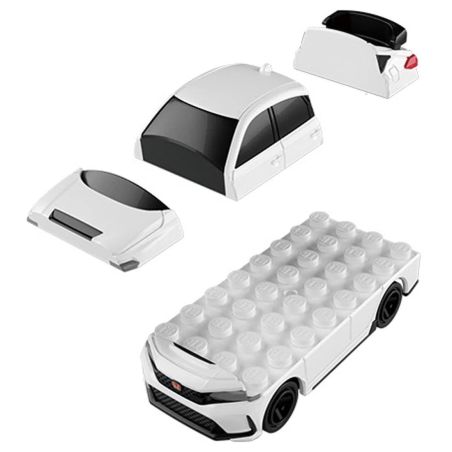 Tomica 902683 HONDA CIVIC TYPE R Xếp hình lắp ráp ghép mô hình Honda Civic Type-R