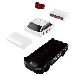 Tomica 902690 PATROL CAR Xếp hình lắp ráp ghép mô hình xe tuần tra