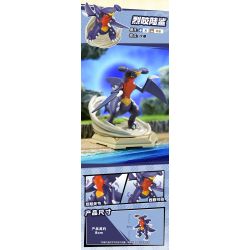 QMAN ENLIGHTEN Keeppley K20260 Xếp hình lắp ráp ghép mô hình Trận đánh! Lô Pokémon thứ hai gồm 6 loại: Gengar, Eevee, Charizard, Dragonite, Bite Shark và Gardevoir