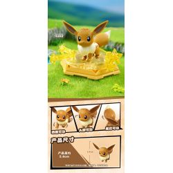 QMAN ENLIGHTEN Keeppley K20260 Xếp hình lắp ráp ghép mô hình Trận đánh! Lô Pokémon thứ hai gồm 6 loại: Gengar, Eevee, Charizard, Dragonite, Bite Shark và Gardevoir