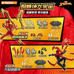 Keeppley 73008 Xếp hình lắp ráp ghép mô hình Marvel ZERO Phiên bản không giới hạn Vũ trụ Người Nhện đầu tiên 9 Kiểu